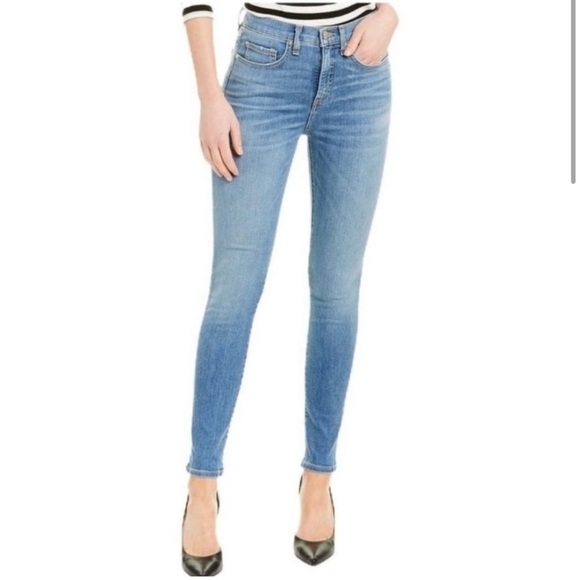 Veronica Beard Kate 10” Skinny Jena Retro Blue size 26 - Picture 5 of 5